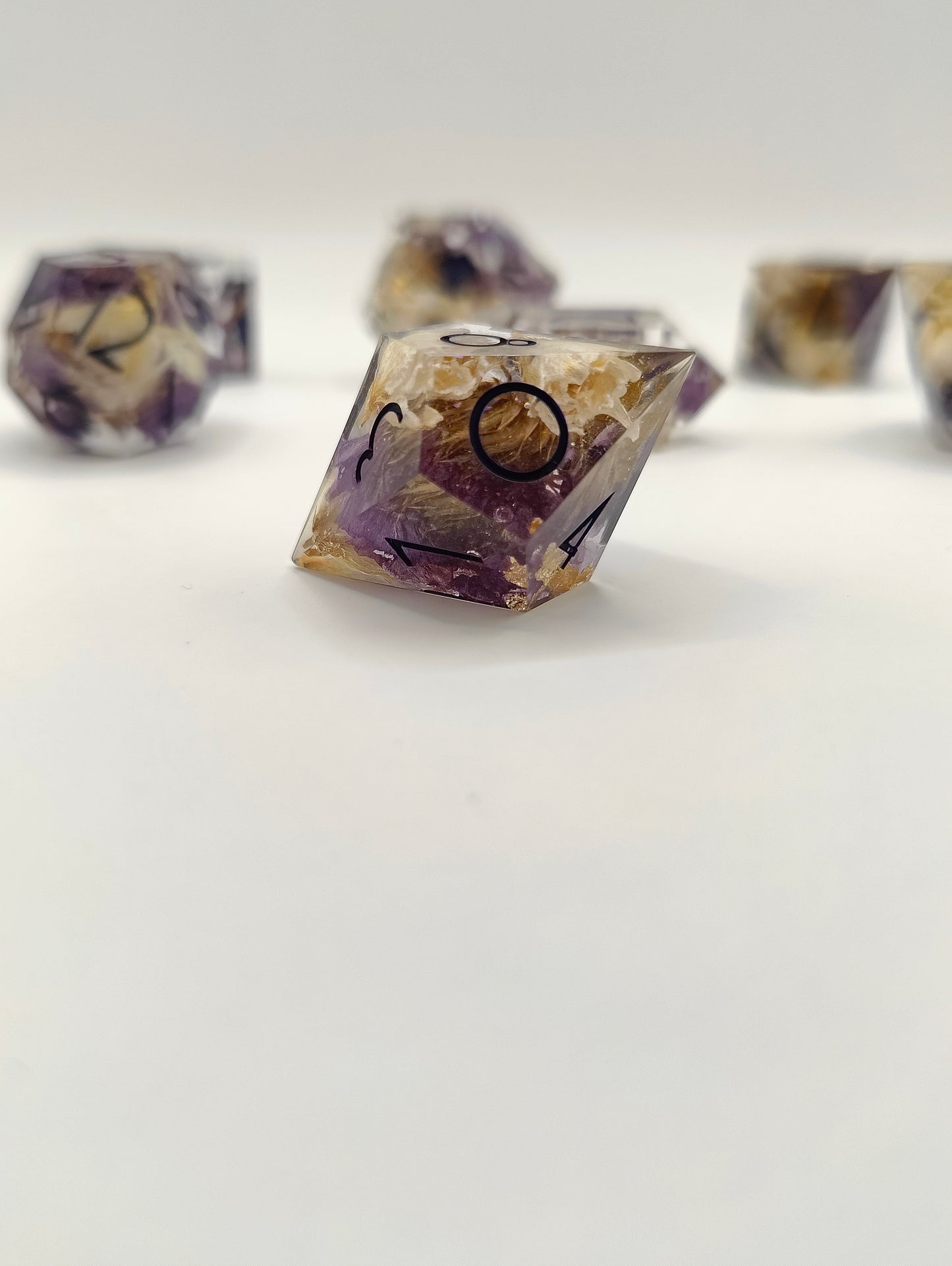 Handmade dice set: The Faerie Bargain