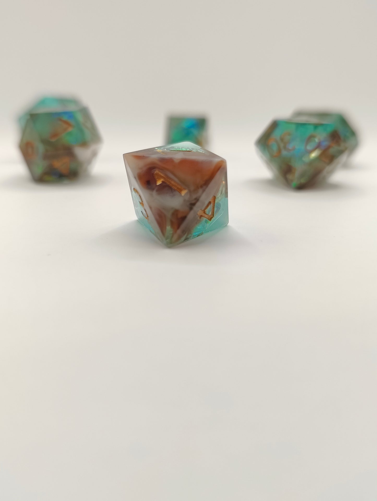 Mini dice set: Lagoon