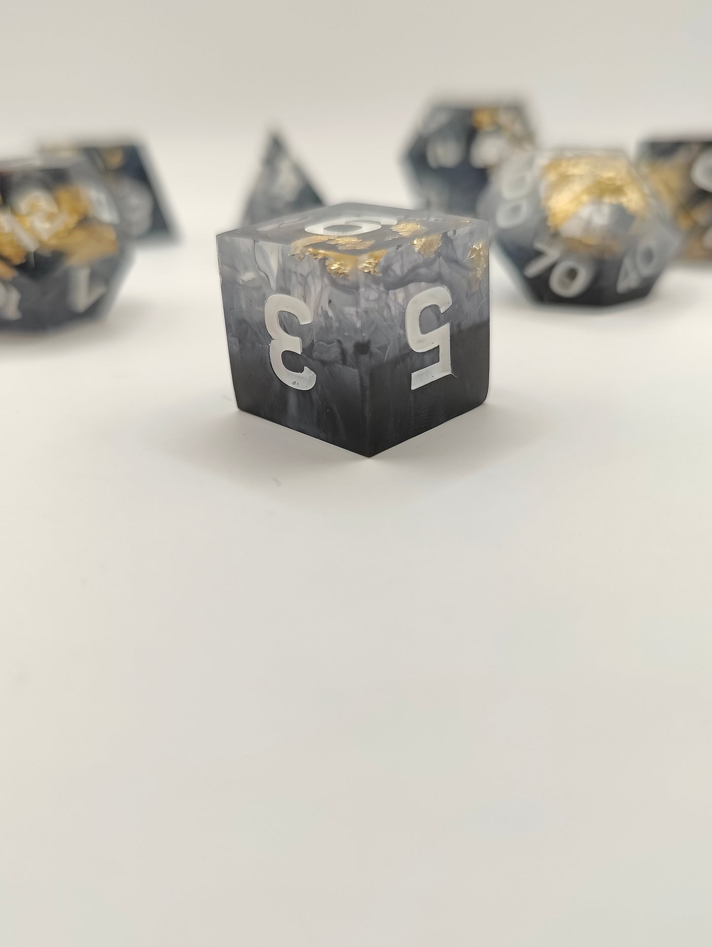 Handmade dice set: The royal Crypt