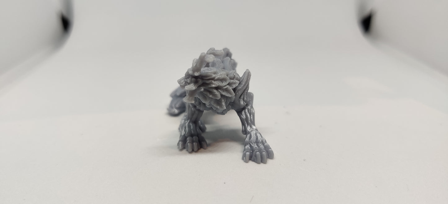 3D printed Forest wolf mini