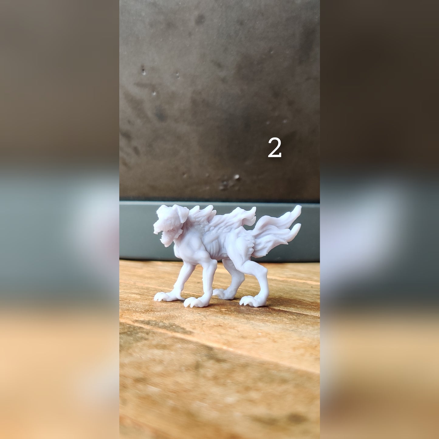 3D printed: Shadow Mastiff mini's